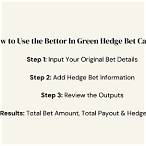 hedge my bet